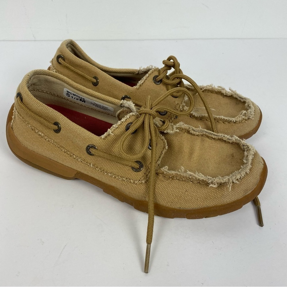 Kids Twisted X Tan Western Slip On Shoes